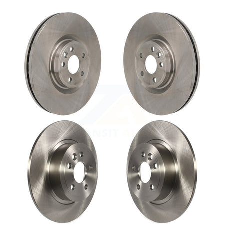 Front Rear Brake Rotors Kit For Land Rover Range Evoque With 349mm Diameter Rotor K8-102677