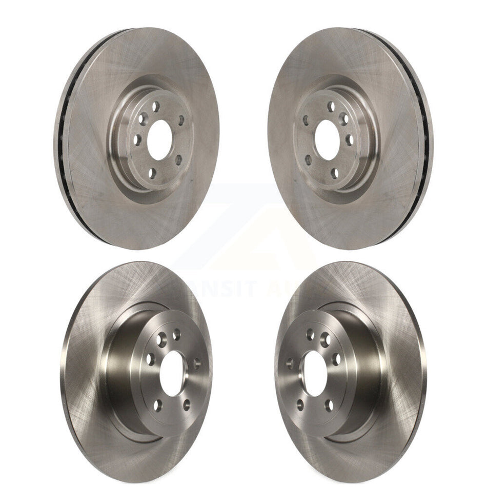 Front Rear Brake Rotors Kit For Land Rover Range Evoque With 349mm Diameter Rotor K8-102677