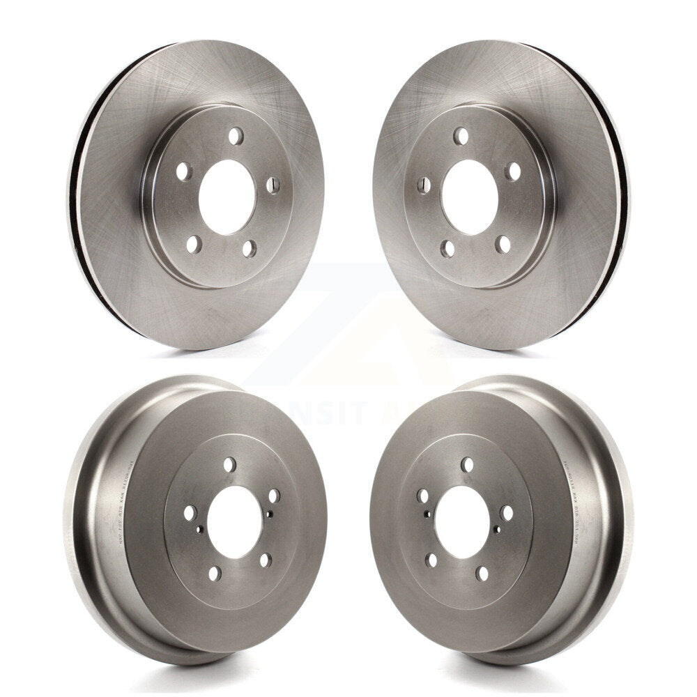 Front Rear Disc Brake Rotors Drums Kit For Chrysler Grand Voyager K8-102681