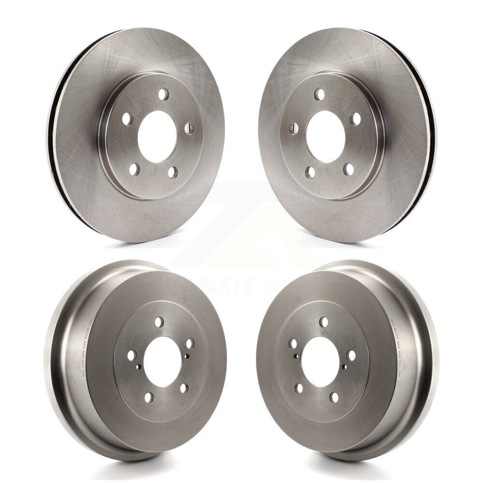 Front Rear Disc Brake Rotors Drums Kit For Chrysler Grand Voyager K8-102681