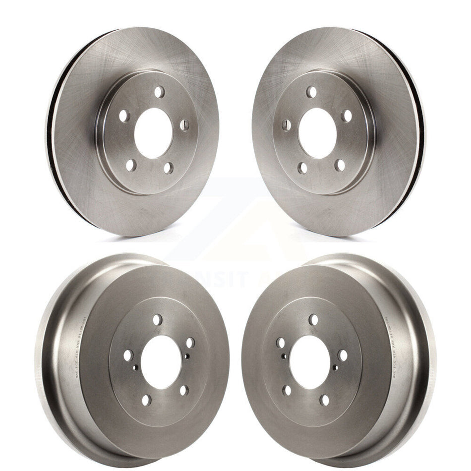 Front Rear Disc Brake Rotors Drums Kit For Chrysler Grand Voyager K8-102681