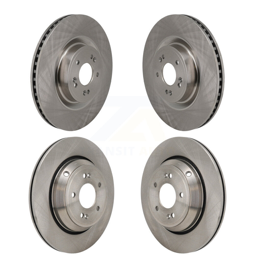 Front Rear Disc Brake Rotors Kit For 2018-2020 Genesis G80 3.3L K8-102685