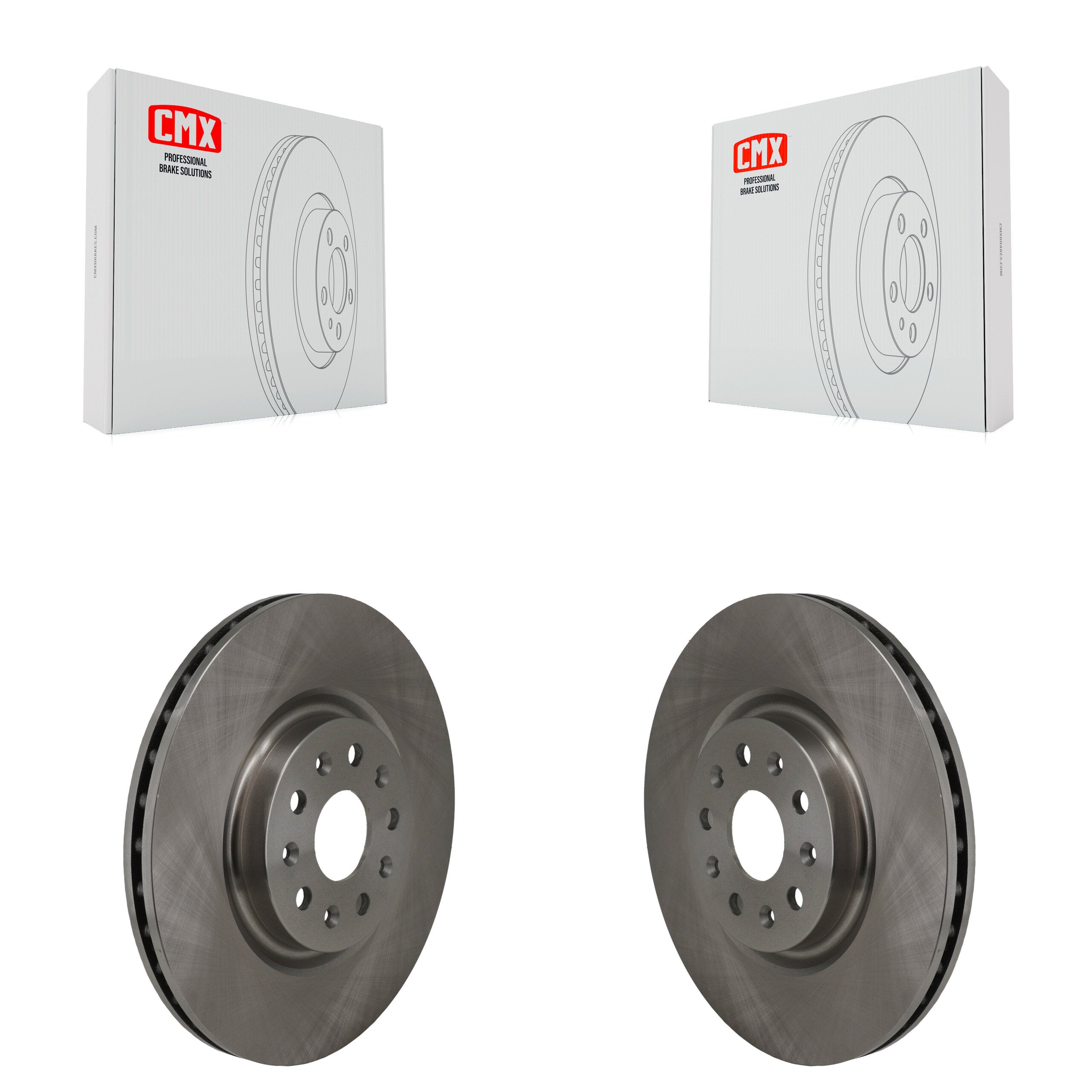Rear Disc Brake Rotors Pair For Chevrolet Corvette K8-102696