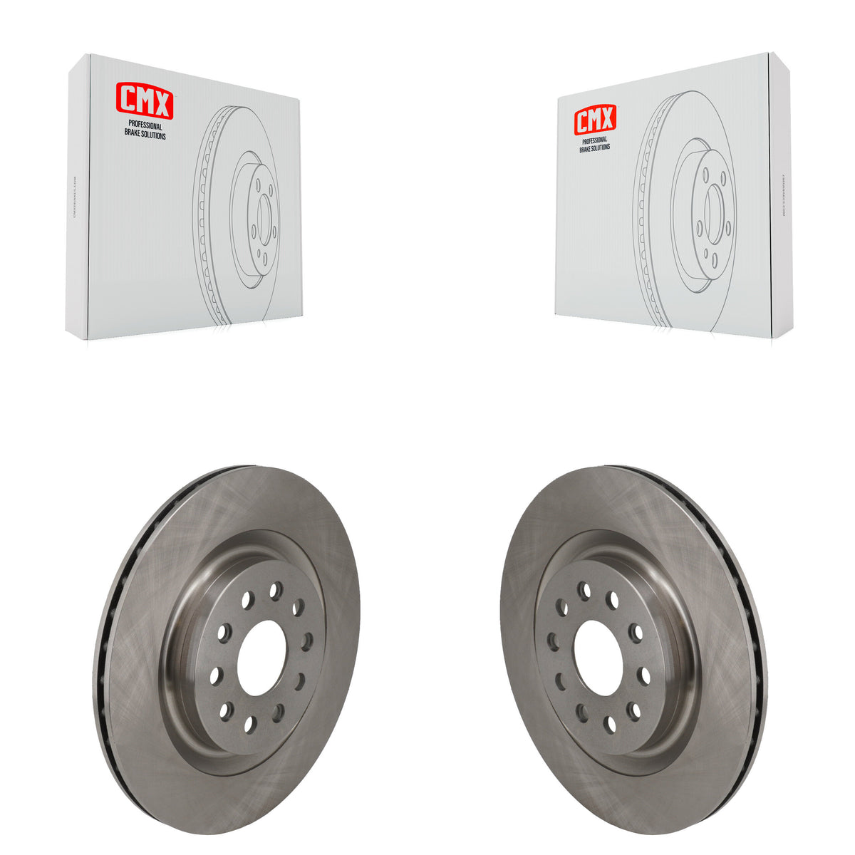 Rear Disc Brake Rotors Pair For Jeep Grand Cherokee L With Vented K8-102699