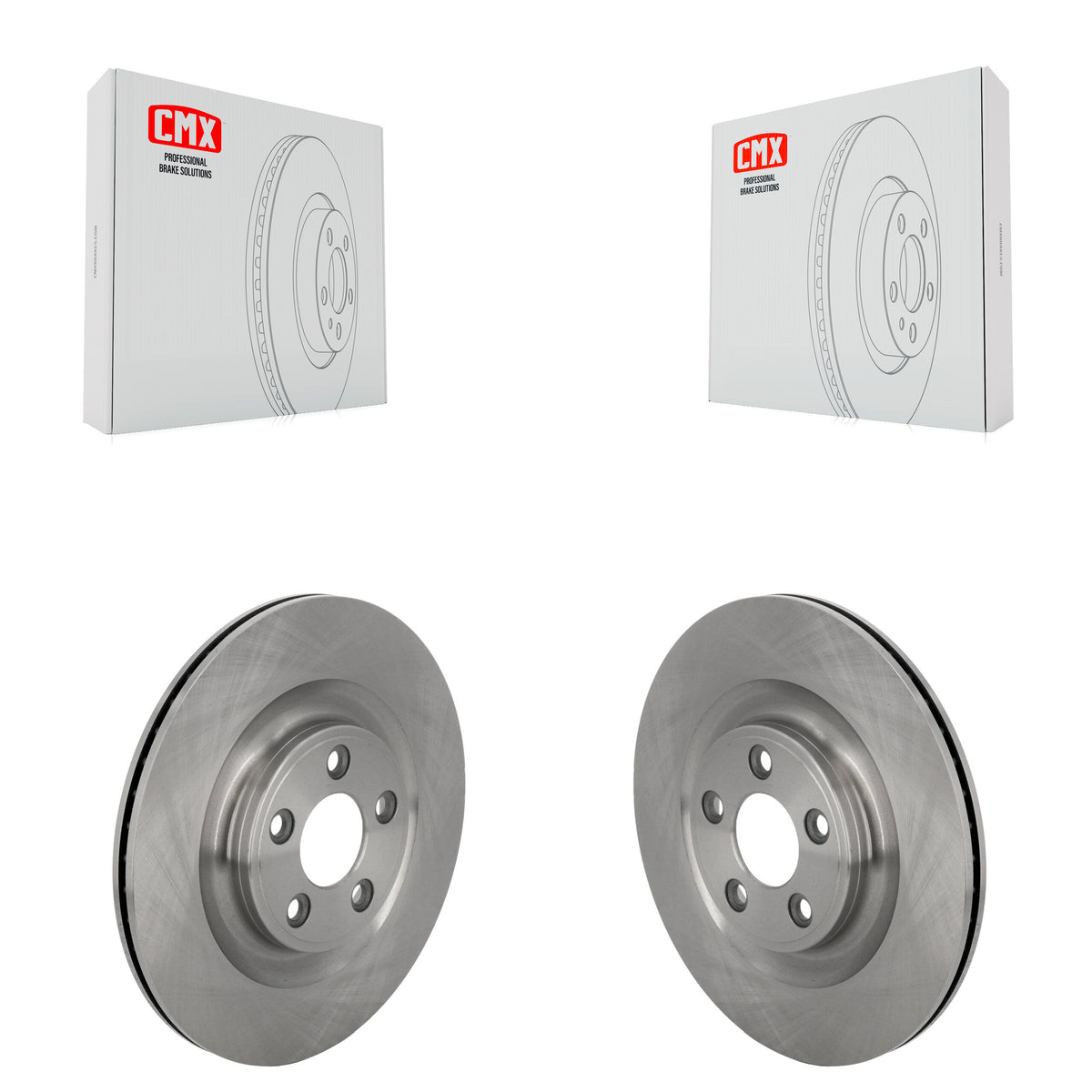 Rear Disc Brake Rotors Pair For Jaguar F-Type XJ K8-102702