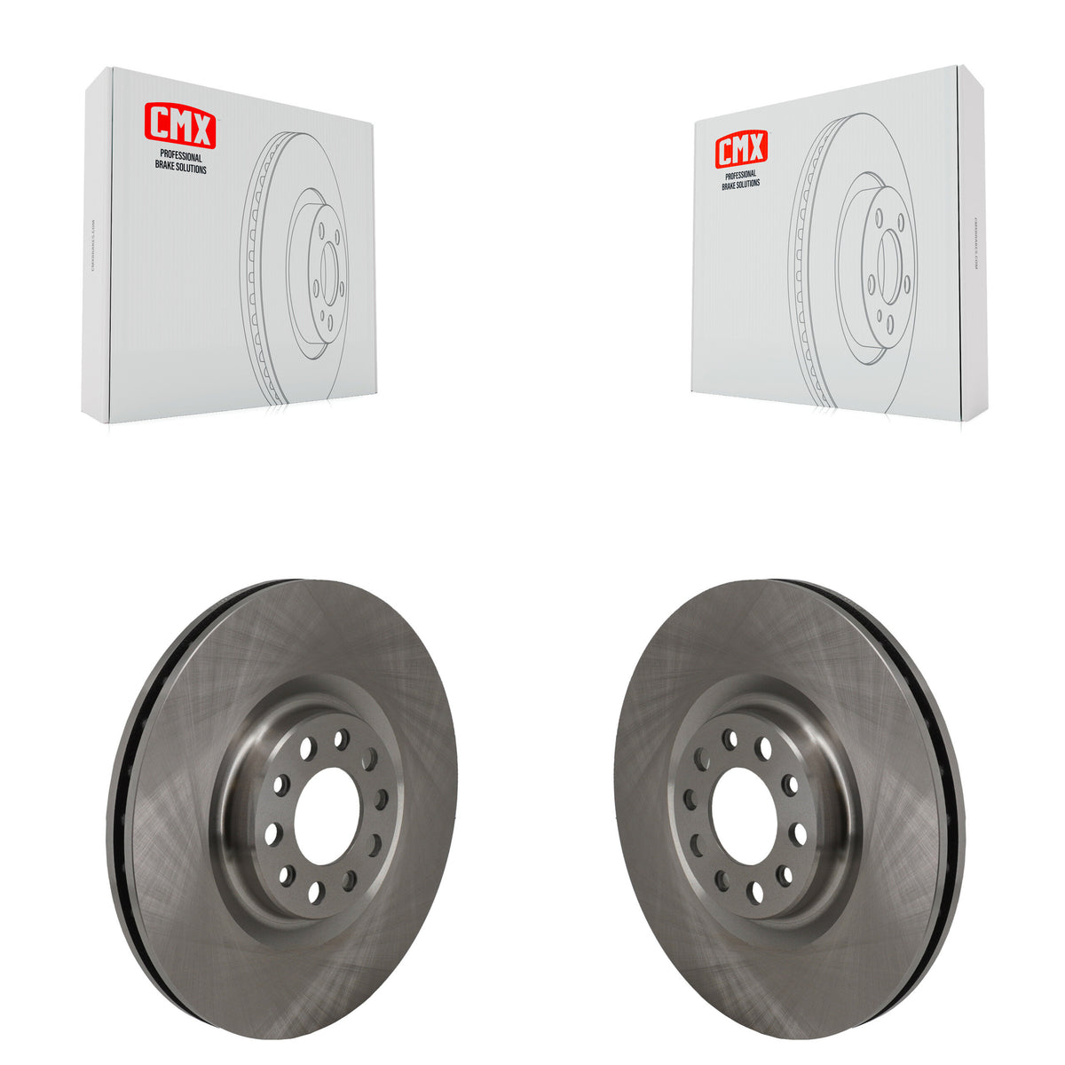 Front Disc Brake Rotors Pair For Alfa Romeo Stelvio Giulia K8-102707