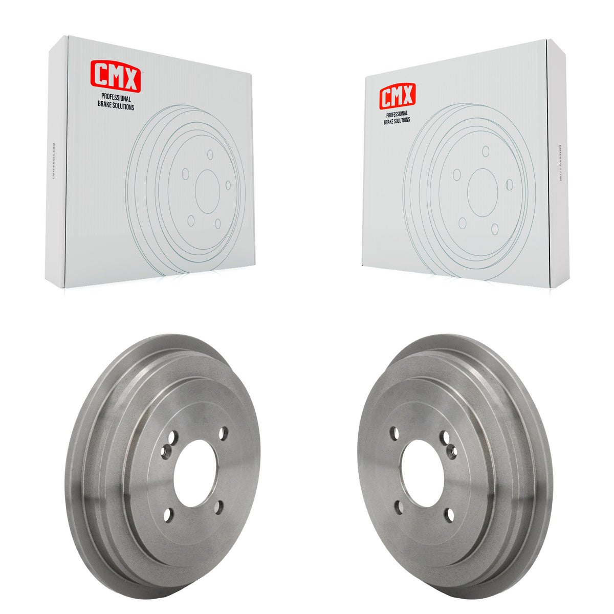 Rear Brake Drums Pair For Kia Rio Hyundai Accent K8-102709