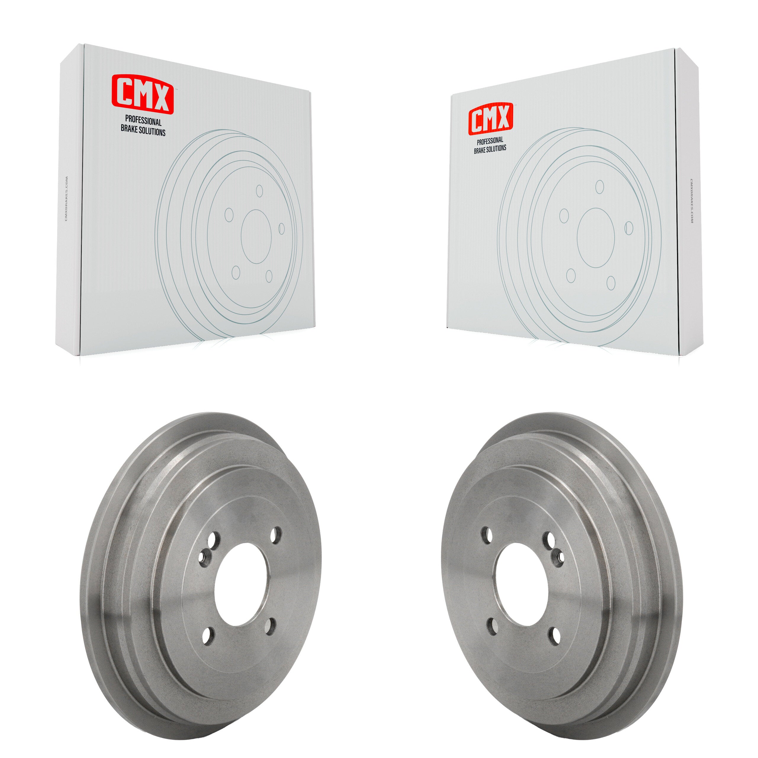 Rear Brake Drums Pair For Kia Rio Hyundai Accent K8-102709