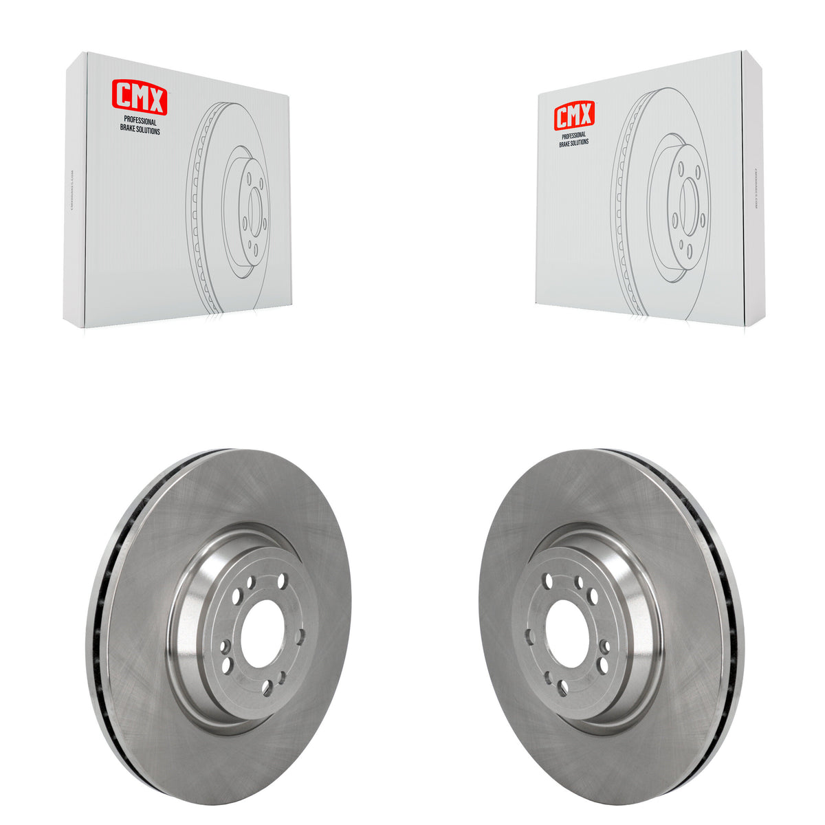 Front Brake Rotors Pair For Mercedes-Benz GLE350 With Vented Rear AMG Package K8-102714