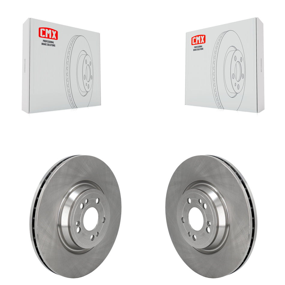 Front Brake Rotors Pair For Mercedes-Benz GLE350 With Vented Rear AMG Package K8-102714