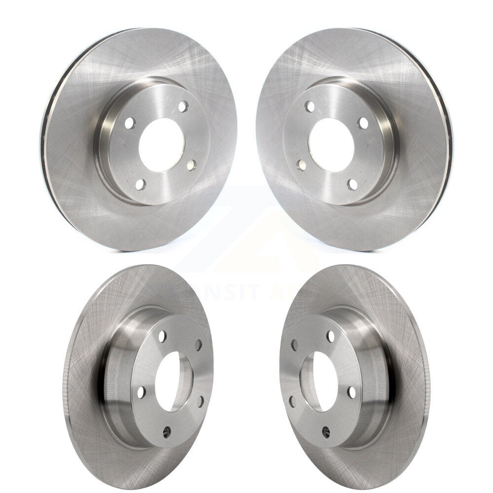 Front Rear Disc Brake Rotors Kit For 2024 Nissan Sentra SV SR with rear brakes K8-102720