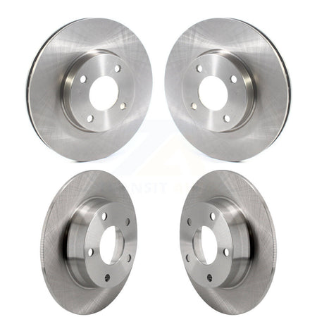 Front Rear Disc Brake Rotors Kit For 2024 Nissan Sentra SV SR with rear brakes K8-102720