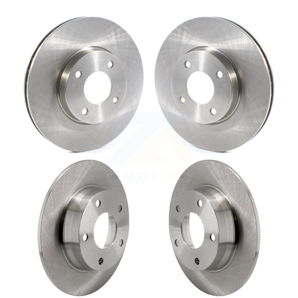 Front Rear Disc Brake Rotors Kit For 2024 Nissan Sentra SV SR with rear brakes K8-102720