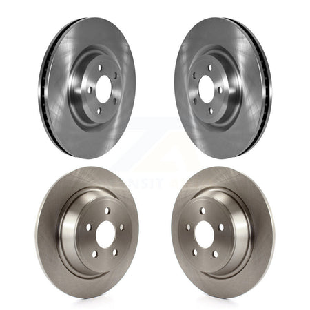 Front Rear Brake Rotor Kit For 2024 Ford Police Interceptor Utility With Solid Rotors K8-102721
