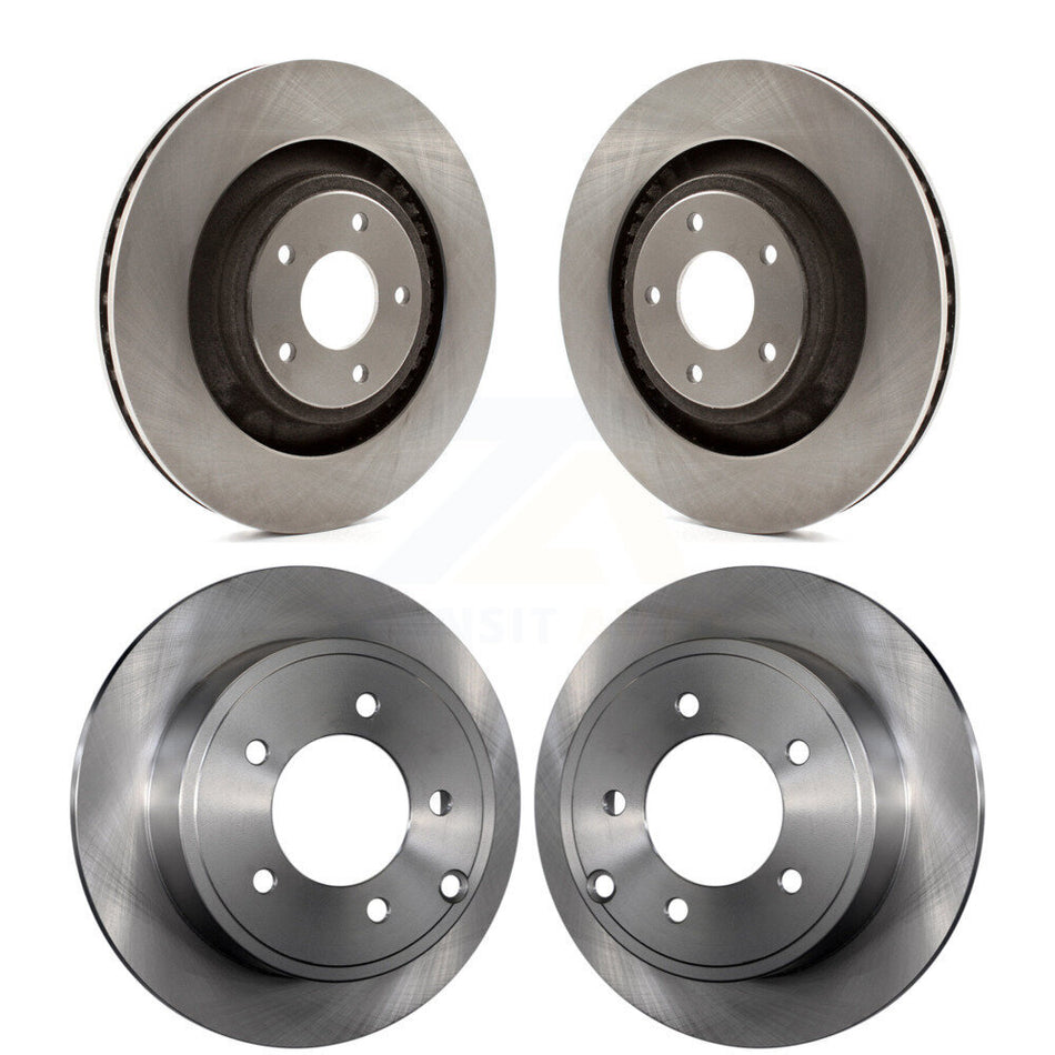 Front Rear Brake Rotors Kit For Dodge Caliber R T SXT SE With 340mm Diameter Rotor K8-102723