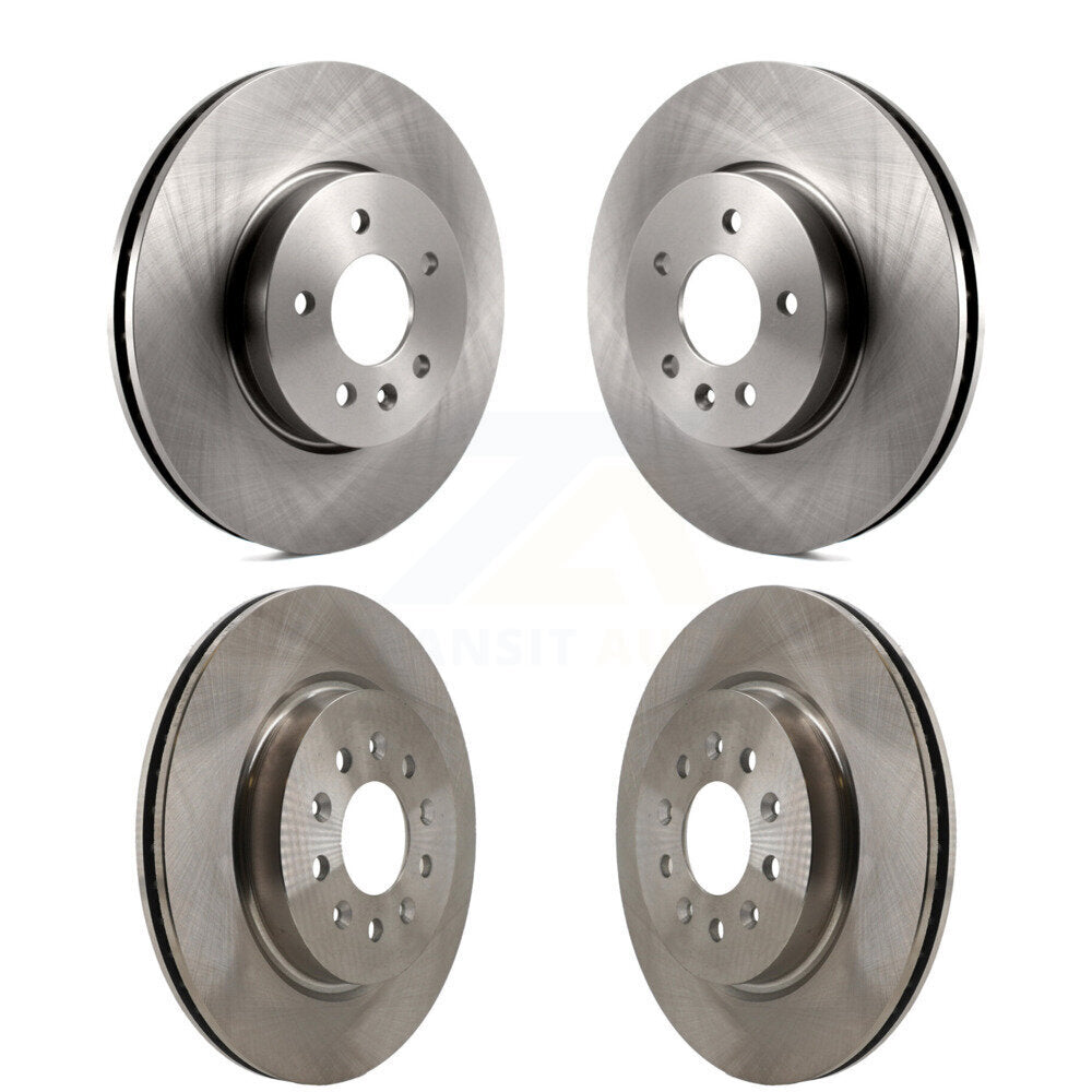 Front Rear Disc Brake Rotors Kit For Cadillac CT4 With 321mm Diameter Rotor K8-102725