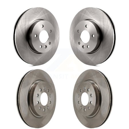 Front Rear Disc Brake Rotors Kit For Cadillac CT4 With 321mm Diameter Rotor K8-102725