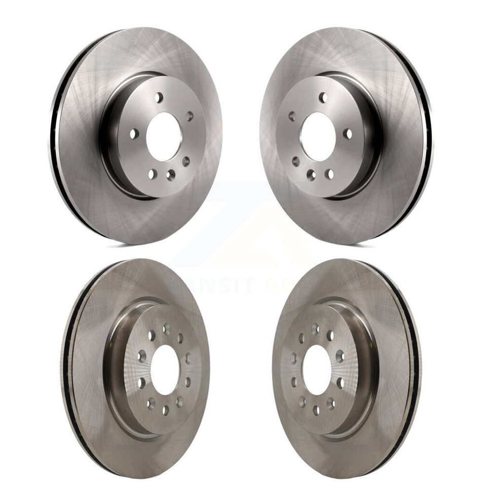 Front Rear Disc Brake Rotors Kit For Cadillac CT4 With 321mm Diameter Rotor K8-102725