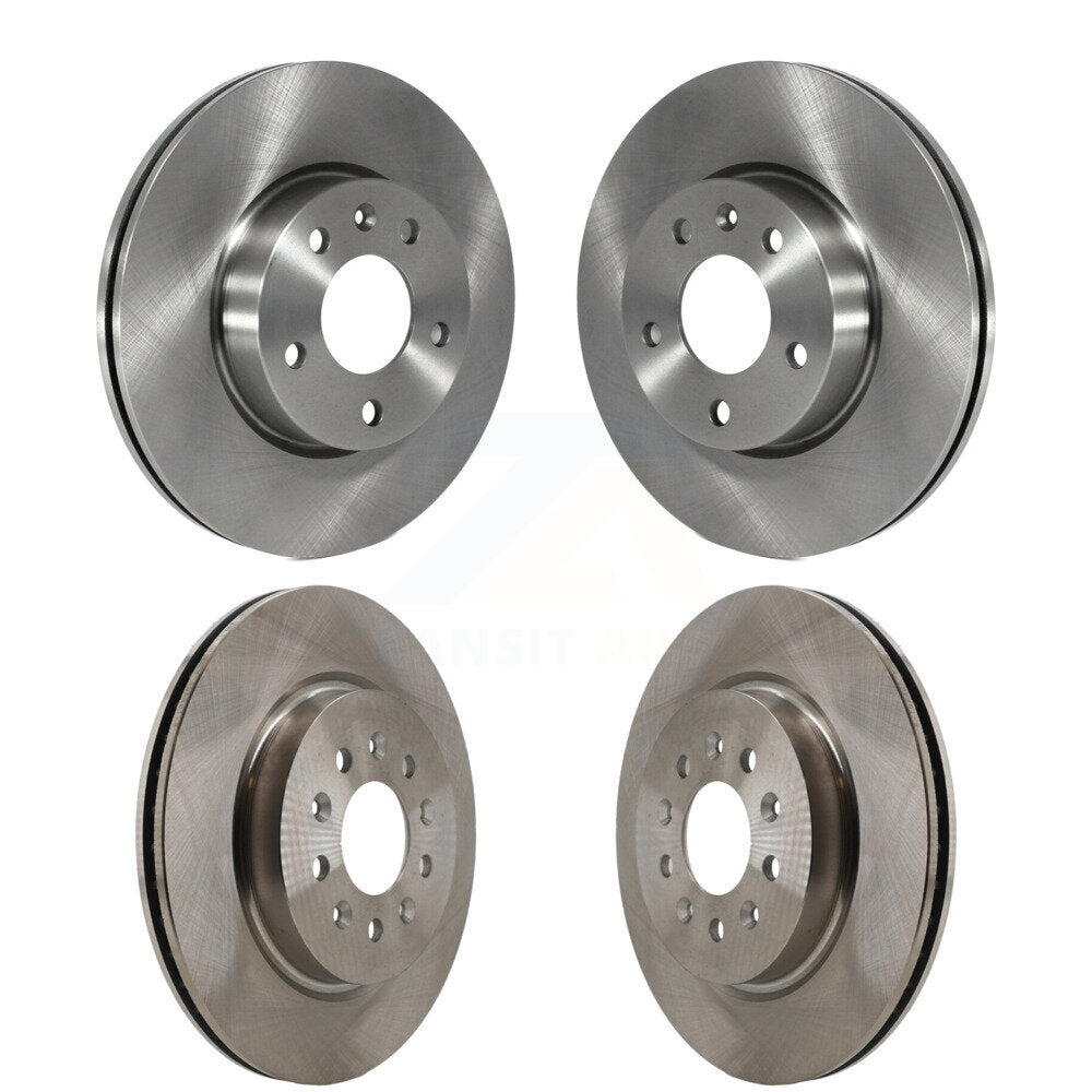 Front Rear Disc Brake Rotor Kit For 2020-2023 Cadillac CT4 With 300mm Diameter K8-102726