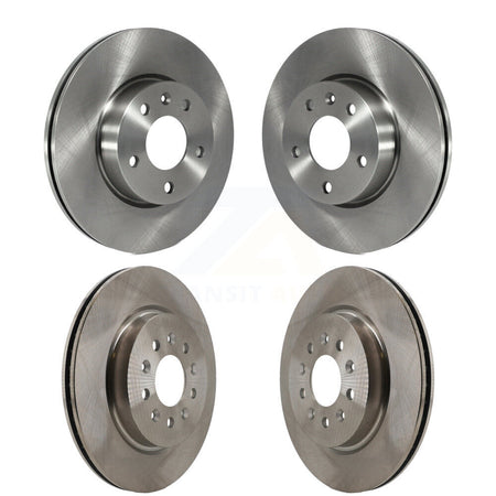 Front Rear Disc Brake Rotor Kit For 2020-2023 Cadillac CT4 With 300mm Diameter K8-102726