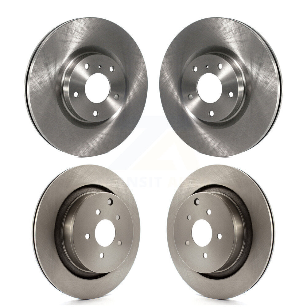 Front Rear Disc Brake Rotors Kit For INFINITI M37 QX70 Q70 Q70L M56 M35h K8-102727