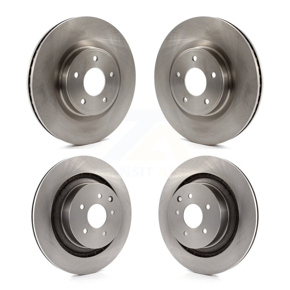 Front Rear Disc Brake Rotors Kit For 2023-2024 Nissan Z With Dual Piston Caliper K8-102731