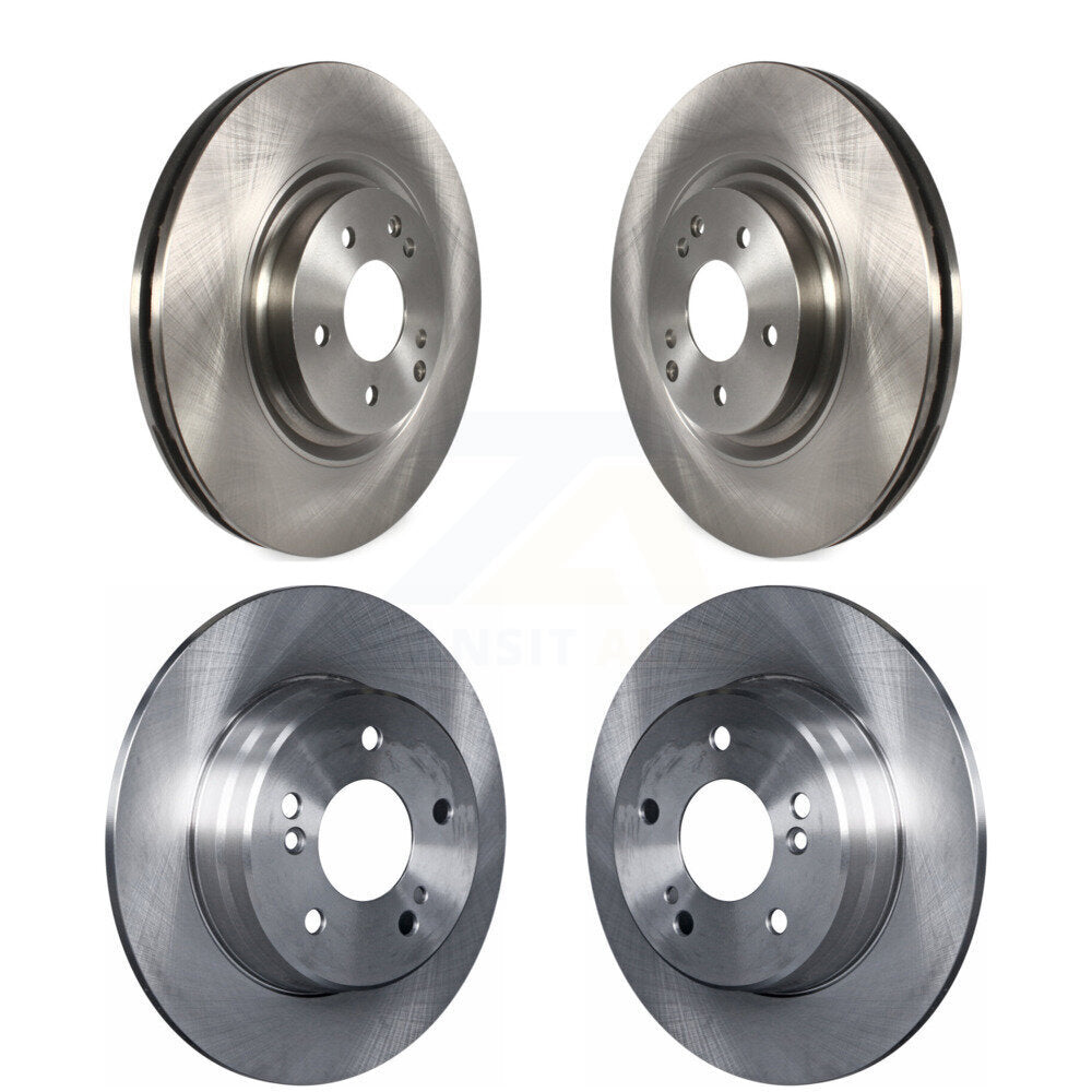 Front Rear Disc Brake Rotors Kit For 2009-2010 Mercedes-Benz SLK300 With Sport Package K8-102732