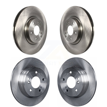 Front Rear Disc Brake Rotors Kit For 2009-2010 Mercedes-Benz SLK300 With Sport Package K8-102732