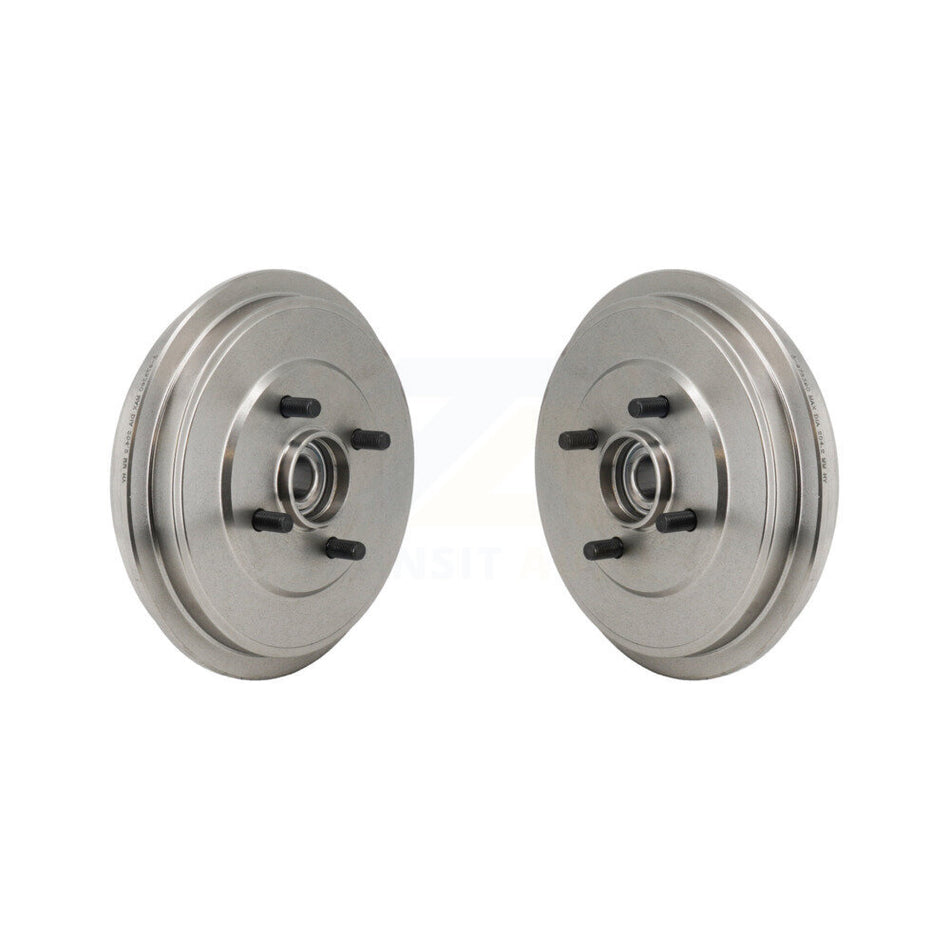 Rear Brake Drums Pair For Nissan Micra Versa Note Wheel Bearing Included K8-102741