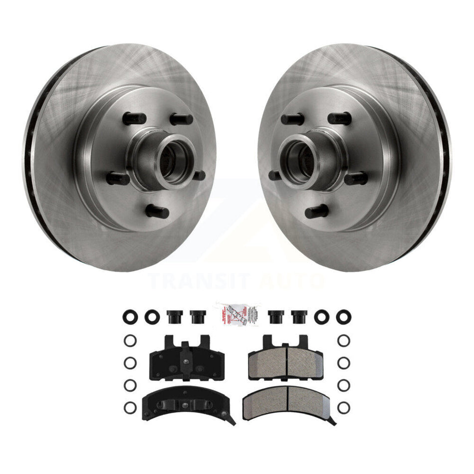 Front Brake Rotors Semi-Metallic Pad Kit For C1500 Chevrolet GMC Tahoe Yukon Express 1500 K8A-100013