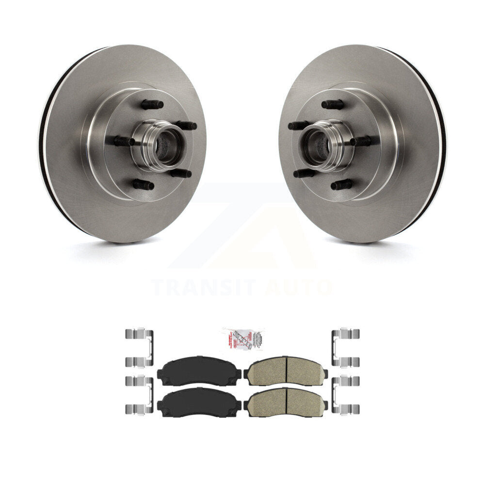 Front Disc Brake Rotors Hub And Ceramic Pads Kit For Ford Ranger Mazda B3000 B2300 B4000 K8A-100043