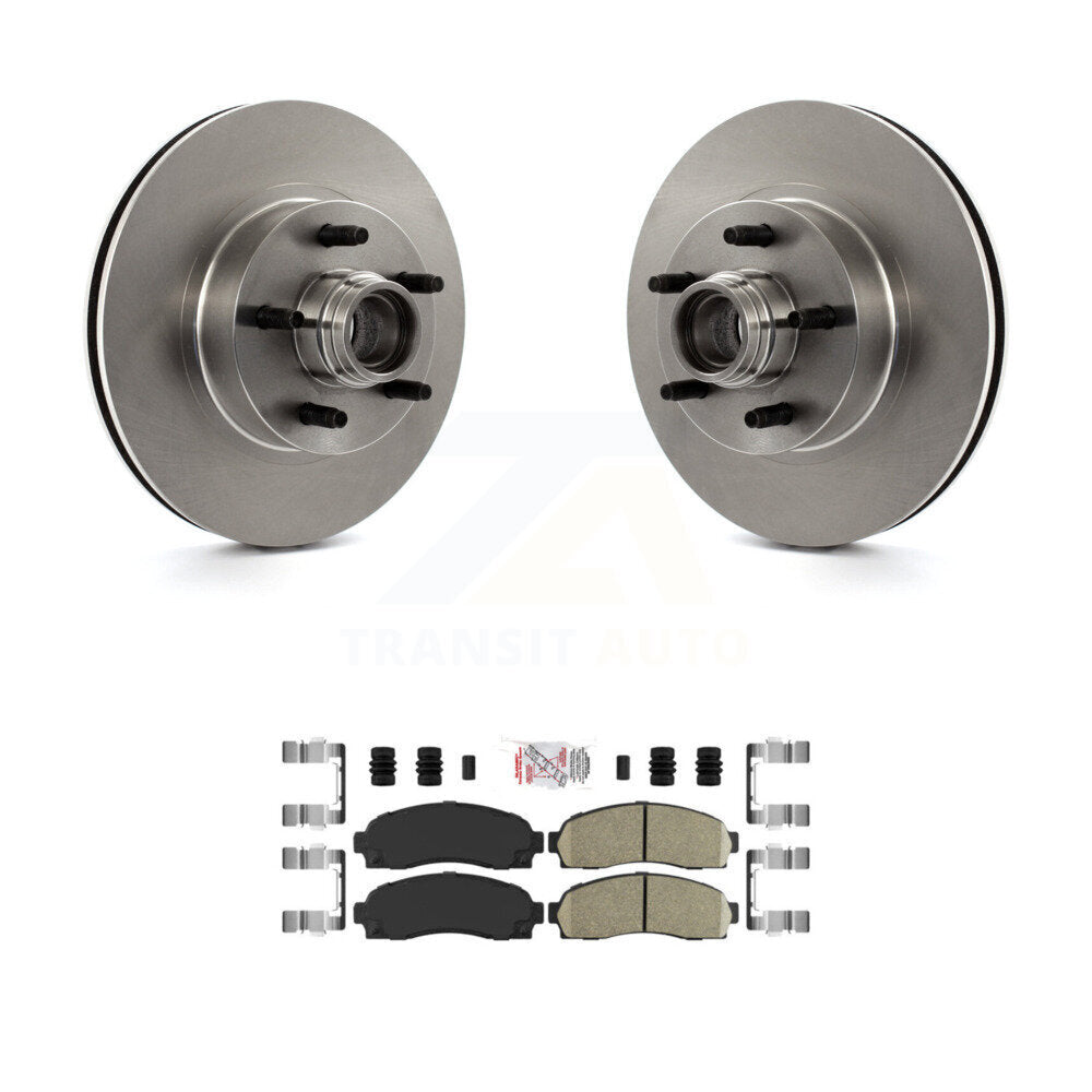 Front Disc Brake Rotors Hub And Ceramic Pads Kit For Ford Ranger Mazda B3000 B2300 B4000 K8A-100044