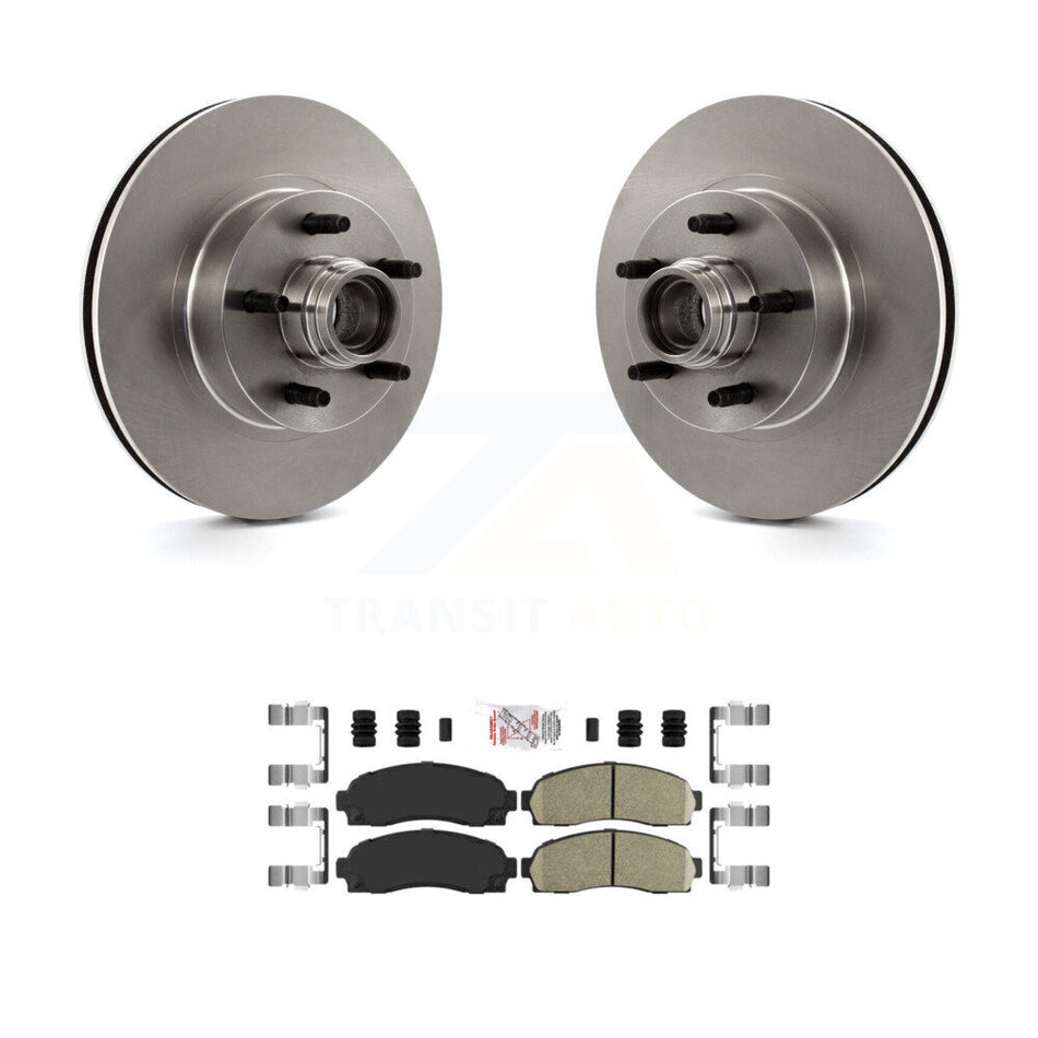 Front Disc Brake Rotors Hub And Ceramic Pads Kit For Ford Ranger Mazda B3000 B2300 B4000 K8A-100044