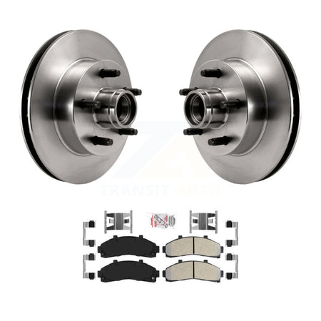 Front Brake Rotor Hub Semi-Metallic Pad Kit For Ford Ranger Mazda B4000 B3000 B2300 B2500 K8A-100047