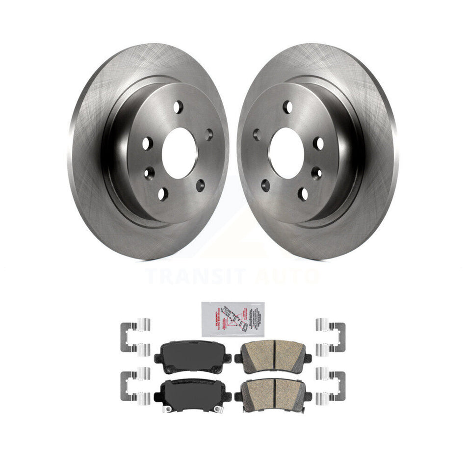 Rear Disc Brake Rotors And Ceramic Pads Kit For Chevrolet Malibu Buick Regal LaCrosse K8A-100371