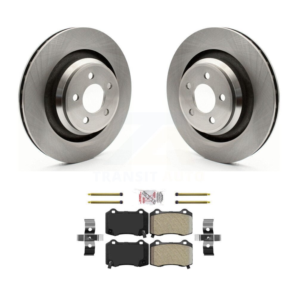 Rear Brake Rotor & Semi-Metallic Pad Kit For Dodge Charger Chrysler 300 Challenger Magnum K8A-100394