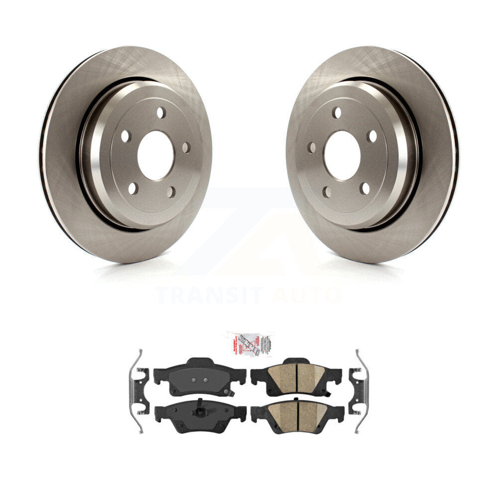 Rear Disc Brake Rotors And Ceramic Pads Kit For Jeep Grand Cherokee Dodge Durango WK K8A-100400