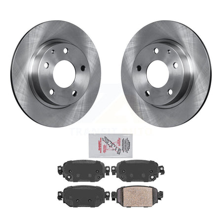 Rear Disc Brake Rotors And Ceramic Pads Kit For Mazda 3 CX-3 Sport K8A-100412