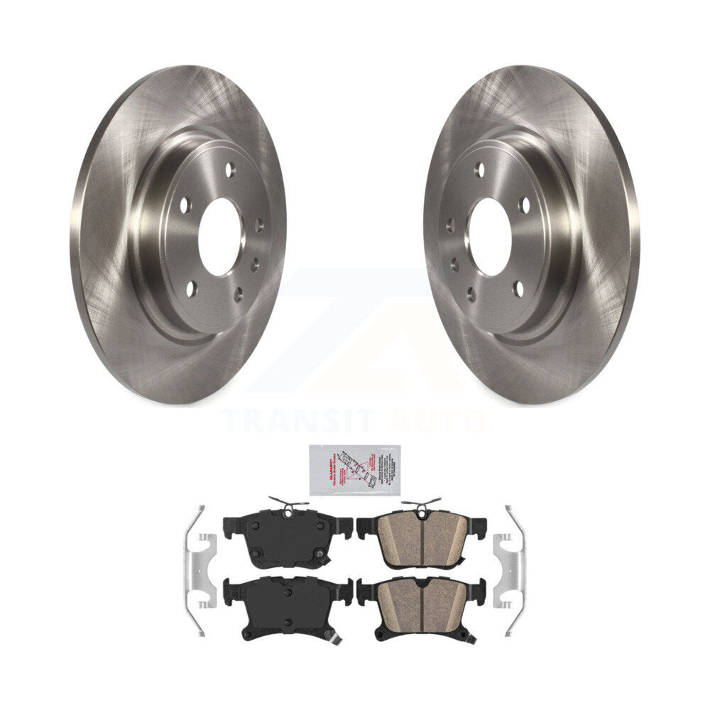 Rear Disc Brake Rotors And Ceramic Pads Kit For Chrysler Pacifica Grand Caravan Voyager K8A-100428