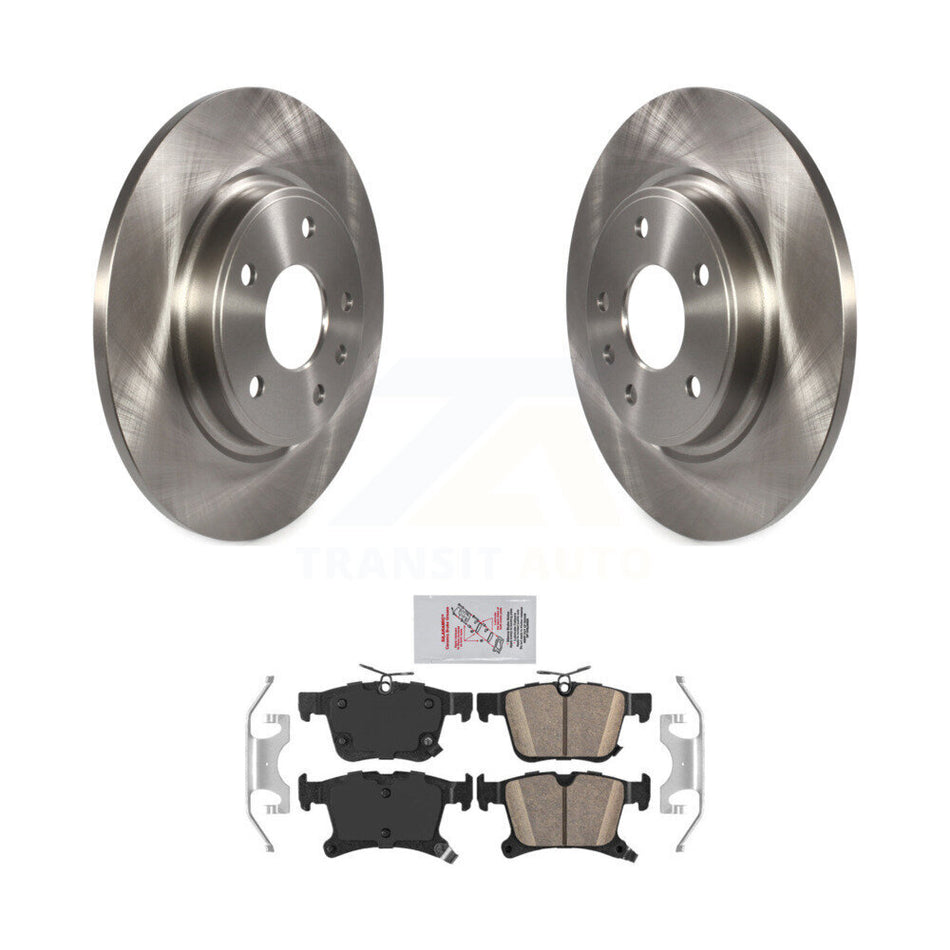 Rear Disc Brake Rotors And Ceramic Pads Kit For Chrysler Pacifica Grand Caravan Voyager K8A-100428