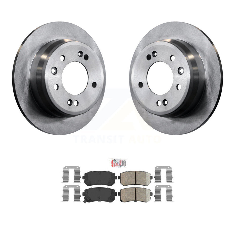 Rear Disc Brake Rotors And Ceramic Pads Kit For Hyundai Elantra Tucson Kia Sportage K8A-100438