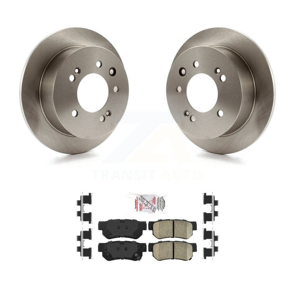 Rear Disc Brake Rotors And Ceramic Pads Kit For Hyundai Elantra K8A-100440