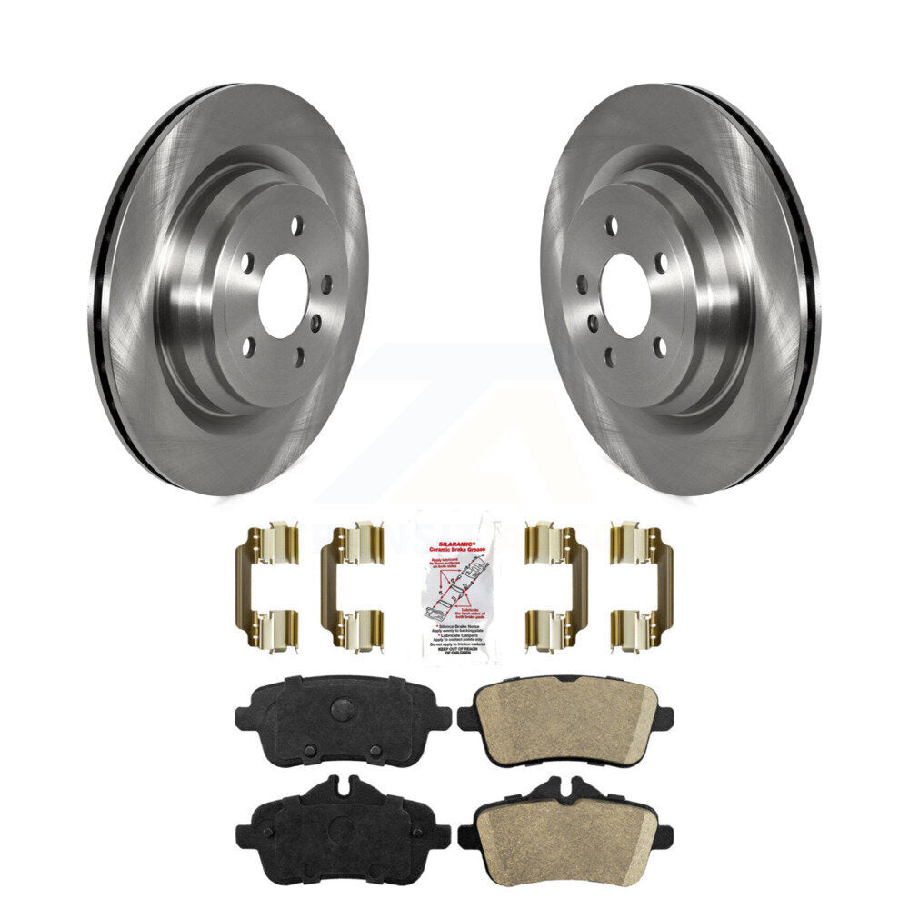 Rear Brake Rotors & Ceramic Pad Kit For Mercedes-Benz ML350 GLE400 GLE350 GLE43 AMG ML400 K8A-100442