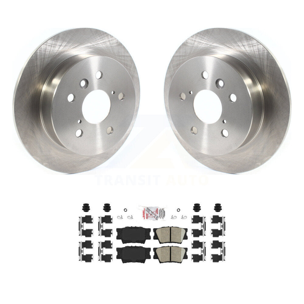 Rear Disc Brake Rotors And Ceramic Pads Kit For Toyota Camry K8A-100463