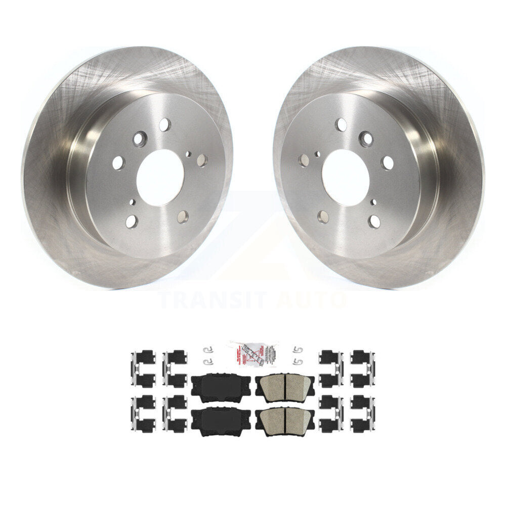 Rear Disc Brake Rotors And Ceramic Pads Kit For Toyota Camry K8A-100465