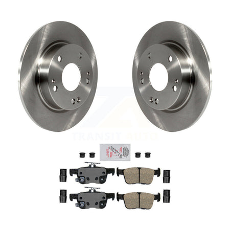 Rear Disc Brake Rotors And Ceramic Pads Kit For Honda Civic Insight K8A-100472