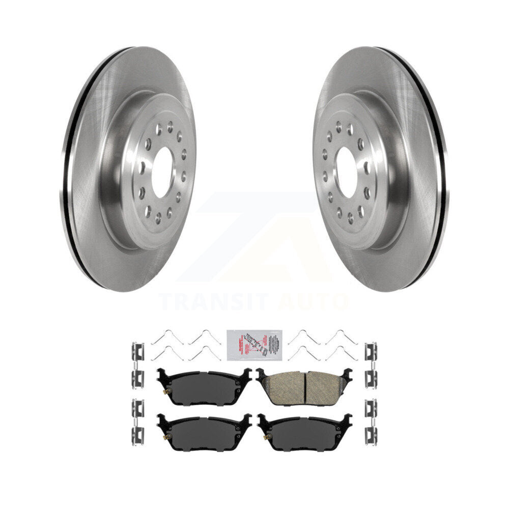 Rear Disc Brake Rotors And Ceramic Pads Kit For Ram 1500 K8A-100474