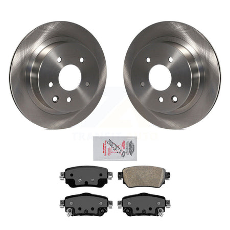 Rear Brake Rotors Ceramic Pad Kit For 19 Nissan Rogue Sport S With Electric Parking K8A-100475