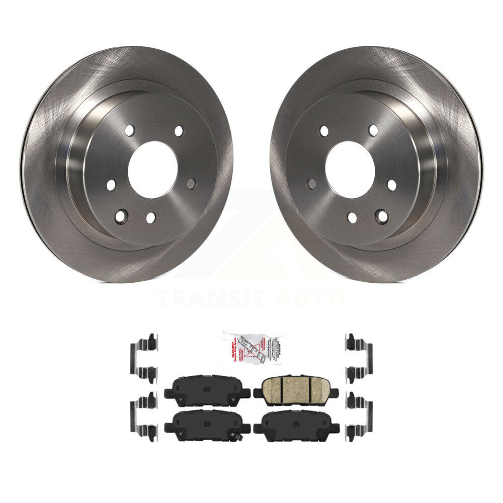 Rear Brake Rotor And Ceramic Pad Kit For Nissan Rogue Sport Qashqai LEAF Juke X-Trail G35 K8A-100477