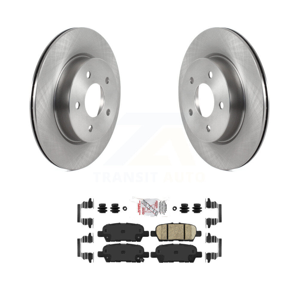 Rear Disc Brake Rotors And Ceramic Pads Kit For Nissan Qashqai Rogue Sport LEAF K8A-100480